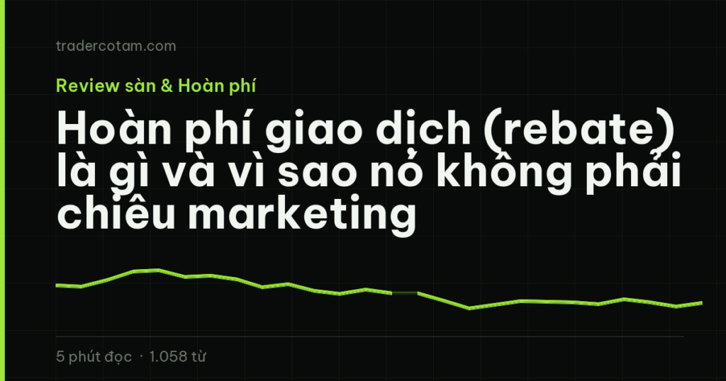 Hoàn phí giao dịch (rebate) là gì và vì sao nó không phải chiêu marketing