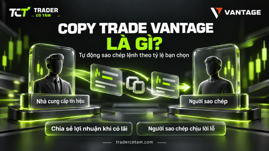 Copy trade Vantage là gì: nhà cung cấp tín hiệu và người sao chép, tự động sao chép lệnh theo tỷ lệ bạn chọn
