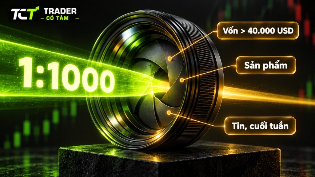 đòn bẩy XM theo vốn: vốn trên 40.000 USD, sản phẩm, tin và cuối tuần làm mức áp thấp hơn 1:1000