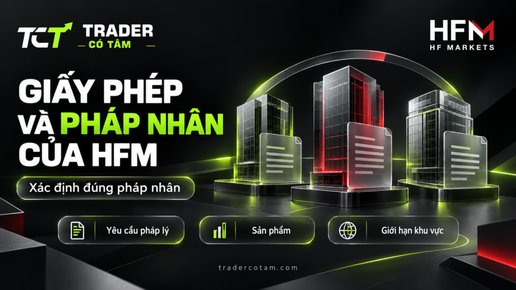 Giấy phép và pháp nhân của HFM: mỗi công ty có yêu cầu pháp lý, sản phẩm và giới hạn khu vực riêng