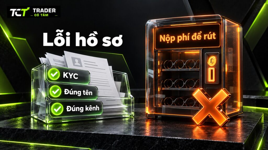 Không rút được tiền: lỗi hồ sơ thường gặp so với chiêu đòi nộp phí của sàn forex lừa đảo