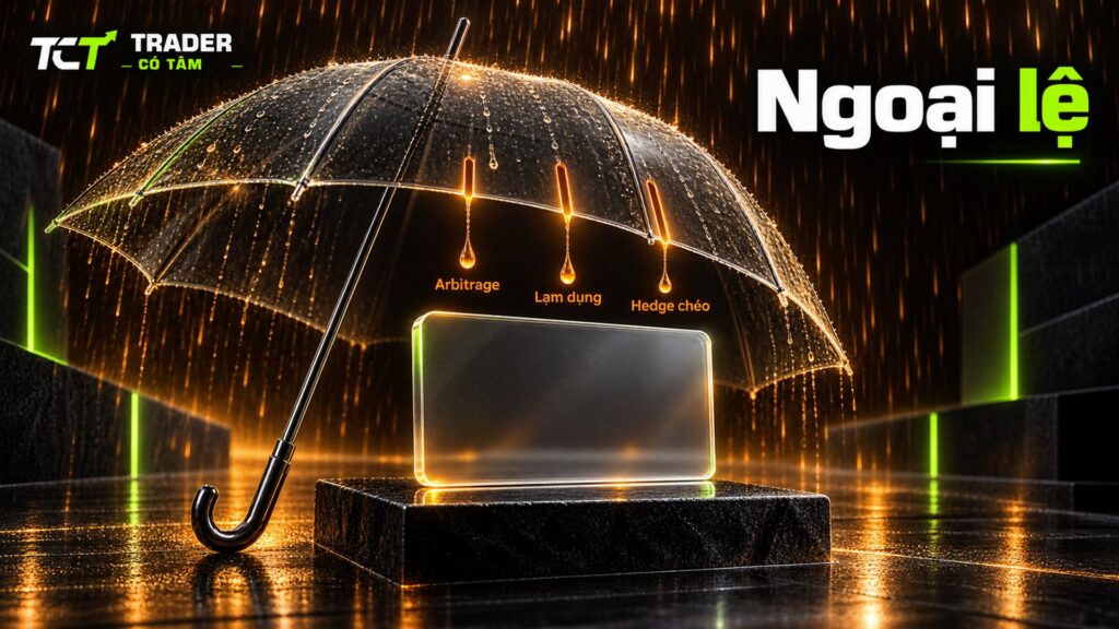 Ngoại lệ của bảo vệ số dư âm: chênh lệch giá, lạm dụng và hedge chéo giữa các tài khoản