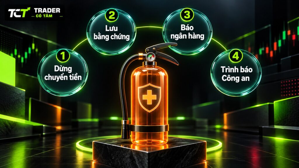 Tố cáo sàn forex lừa đảo: dừng chuyển tiền, lưu bằng chứng, báo ngân hàng, trình báo Công an